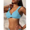 imageSOLY HUX Womens Bikini Top Twist Front Tie Back Bathing Suit Tops SwimsuitSolid Light Blue