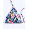imageSOLY HUX Womens Halter Triangle Bikini Top Tie Back Bathing Suit Top Sexy Swimwear for WomenBlue Paisley