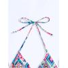 imageSOLY HUX Womens Halter Triangle Bikini Top Tie Back Bathing Suit Top Sexy Swimwear for WomenBlue Paisley