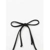 imageSOLY HUX Womens Halter Triangle Bikini Top Tie Back Bathing Suit Top Sexy Swimwear for WomenPlain Black