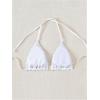 imageSOLY HUX Womens Halter Bikini Tops Summer String Triangle Bathing Suit Swimsuit Top OnlyBlue and White