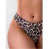 imageSOLY HUX Womens Leopard Print Bathing Suit Halter Ring Linked Two Piece Swimsuit Bikini SetsMulticoloured Leopard