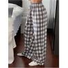 imageSOLY HUX Womens Plaid Pajama Pants Drawstring Sleep Pants Lounge Pajama Bottoms with PocketsGrey Plaid