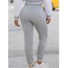imageSOLY HUX Womens Sweatpants Casual High Waisted Drawstring Jogger Pants with PocketsSolid Grey