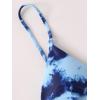 imageSOLY HUX Womens Tie Dye Spaghetti Strap Bikini Set 2 Piece Swimsuit Bathing SuitBlue Printed