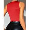 imageSOLY HUX Womens Fringe Trim Crop Tank Top Sleeveless Crew Neck Going Out Party TopsSolid Red