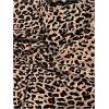 imageSOLY HUX Womens Leopard Print 2 Piece Outfits Long Sleeve Crop Top and Flared Leg Pants Going Out SetsBrown Leopard