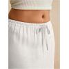 imageSOLY HUX Womens Summer Maxi Skirt Drawstring Low Waist A Line Casual SkirtsPure White