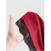 imageSOLY HUX Womens Y2k Gothic Graphic Cami Top Lace Trim Spaghetti Strap Camisole Crop TopsBurgundy Letter