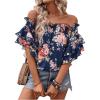 Dark Blue Floral
