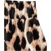 imageSOLY HUX Girls Summer Leopard Skirt Outfits Short Sleeve T Shirt and Long Skirts 2 Piece SetBlack Leopard