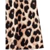 imageSOLY HUX Girls Summer Leopard Skirt Outfits Short Sleeve T Shirt and Long Skirts 2 Piece SetBlack Leopard