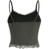 imageSOLY HUX Womens Y2k Lace Trim Cami Crop Top Sun Moon Print Casual TopsGreen Figure