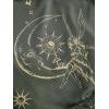 imageSOLY HUX Womens Y2k Lace Trim Cami Crop Top Sun Moon Print Casual TopsGreen Figure