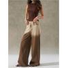 imageSOLY HUX Womens Shirred Ruffle Tank Tops Summer Sleeveless Slim Fit Going Out Vest Shirts StreetwearSolid Brown