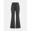 imageSOLY HUX Girls 2 Piece Sweatpants Elastic High Waisted Flared Leg Long PantsDark Grey and Pink