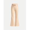 imageSOLY HUX Girls 2 Piece Sweatpants Elastic High Waisted Flared Leg Long PantsRust Brown and Apricot