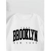 imageSOLY HUX Womens Sweatsuit 2 Piece Letter Graphic Long Sleeve Sweatshirt and Pants Outfits Set Casual TracksuitsBlack and White