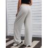 imageSOLY HUX Girls Wide Leg Sweatpants Elastic High Waisted Loose Baggy Pants with PocketsLight Grey