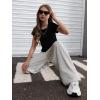 imageSOLY HUX Girls Wide Leg Sweatpants Elastic High Waisted Loose Baggy Pants with PocketsLight Grey