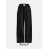 imageSOLY HUX Girls Wide Leg Sweatpants Elastic High Waisted Loose Baggy Pants with PocketsSolid Black