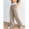 imageSOLY HUX Womens High Waisted Wide Leg Pants Baggy Casual Work Office Long Trousers with Pockets