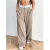 imageSOLY HUX Womens High Waisted Wide Leg Pants Baggy Casual Work Office Long Trousers with Pockets