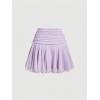 imageSOLY HUX Womens Summer Skirts High Waisted Ruffle Mini Skirts Flared Flowy Beach Short SkirtMauve Purple