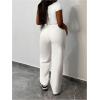 imageSOLY HUX Womens Sweatpants Graphic Print Drawstring Waist Straight Leg Casual Baggy PantsWhite Star