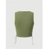 imageSOLY HUX Womens Tank Tops Y2K Sleeveless Ribbed Star Crop Tank Top Summer Going Out TopsArmy Green