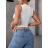 imageSOLY HUX Womens Tank Tops Y2K Sleeveless Ribbed Star Crop Tank Top Summer Going Out TopsWhite Star