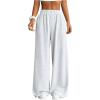 imageSOLY HUX Girls Wide Leg Sweatpants Elastic High Waisted Loose Baggy Pants with PocketsLight Grey