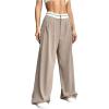 imageSOLY HUX Womens High Waisted Wide Leg Pants Baggy Casual Work Office Long Trousers with Pockets