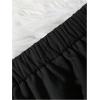 imageSOLY HUX Girls Sweatsuit Letter Graphic Collared Long Sleeve Sweatshirt Pleated Skirts Fall 2 Piece OutfitsBlack Letter