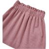 imageSOLY HUX Toddler Girls Cute Corduroy Skirts Ruffle Trim Elastic Waist Straight Short Skirt with PocketDusty Pink