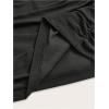 imageSOLY HUX Womens Sexy High Waisted Ruched Bodycon Mini Skirt 2 Packs Skinny Short SkirtsBlack and White