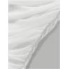 imageSOLY HUX Womens Sexy High Waisted Ruched Bodycon Mini Skirt 2 Packs Skinny Short SkirtsBlack and White