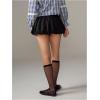 imageSOLY HUX Womens Y2k Bubble Skirt Bow Elastic Low Rise A Line Mini SkirtPure Black