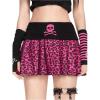 imageSOLY HUX Womens Goth Leopard Print Mini Skirt Low Rise Pleated Y2k SkirtsHotpink Leopard