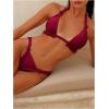 imageSOLY HUX Bathing Suit for Women Halter Triangle Knot Bikini Set Two Piece SwimsuitSolid Burgundy