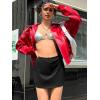 imageSOLY HUX Womens Sexy Mini Skirt Y2k Drop Waist Bodycon Party Clubwear Skirts StreetwearBlack Rhinestone