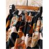 imageSOLY HUX Womens Summer Floral Print Skirt Elastic High Waist Flowy Long SkirtsBlack Floral