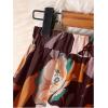imageSOLY HUX Womens Summer Floral Print Skirt Elastic High Waist Flowy Long SkirtsBurgundy Floral