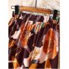 imageSOLY HUX Womens Summer Floral Print Skirt Elastic High Waist Flowy Long SkirtsBurgundy Floral