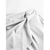 imageSOLY HUX Womens Swim Skirt Twist Front High Waisted Bikini Bottoms Beachwear SwimsuitSolid White