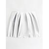 imageSOLY HUX Womens Swim Skirt Twist Front High Waisted Bikini Bottoms Beachwear SwimsuitSolid White