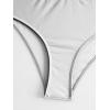 imageSOLY HUX Womens Swim Skirt Twist Front High Waisted Bikini Bottoms Beachwear SwimsuitSolid White