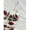 imageSOLY HUX Womens Summer Floral Corset Dress Spaghetti Strap Ruched Mesh Bodycon Vacation Mini DressesWhite Floral