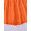 imageSOLY HUX Womens Tie Shoulder Cami Dress Spaghetti Strap Mini Summer DressesPlain Orange