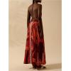 imageSOLY HUX Womens Boho Floral Print Maxi Dress Halter Backless Flowy Long Vacation Beach Summer DressesMulticoloured Printed